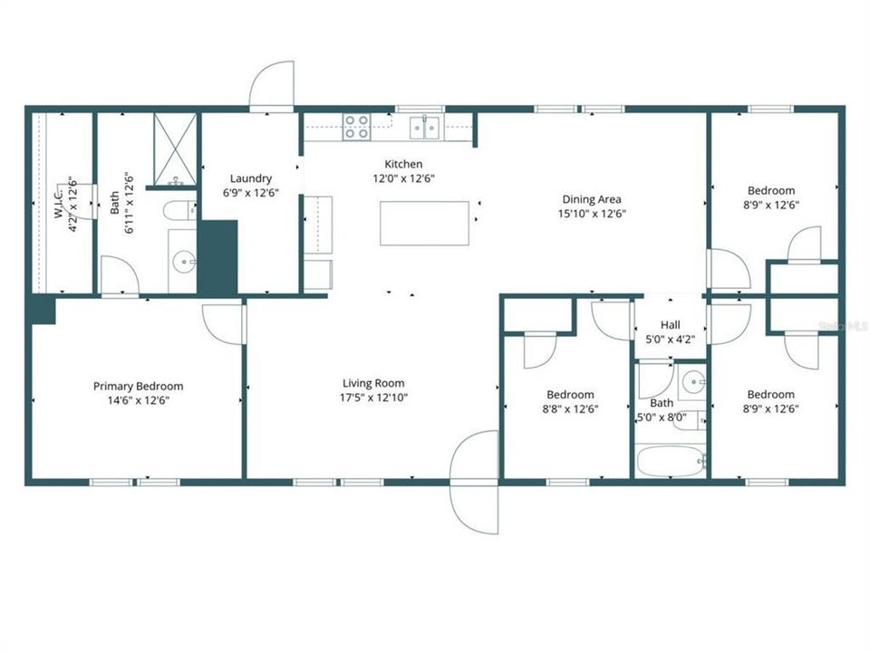 For Sale: $250,000 (4 beds, 2 baths, 1456 Square Feet)