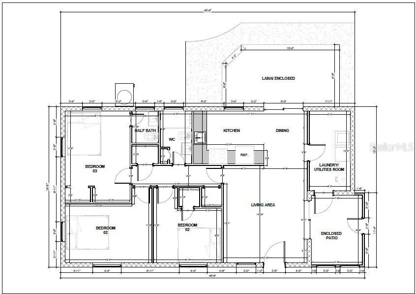 На продажу: $389,000 (3 спален, 1 ванн, 950 Квадратных фут)