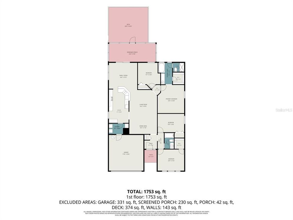 En Venta: $350,000 (4 camas, 2 baños, 1874 Pies cuadrados)