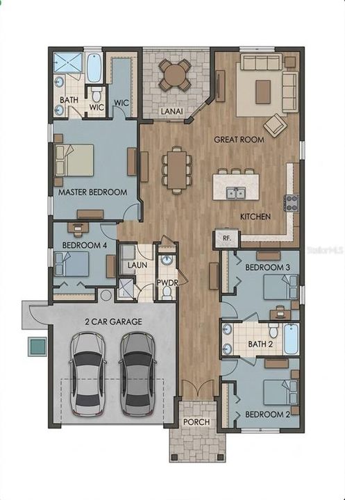 Под контрактом: $479,900 (4 спален, 2 ванн, 1905 Квадратных фут)