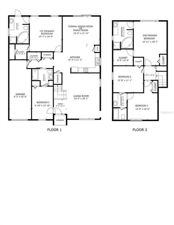 En Venta: $400,000 (5 camas, 4 baños, 2410 Pies cuadrados)