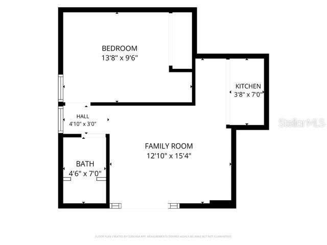 В аренду: $1,100 (1 спален, 1 ванн, 400 Квадратных фут)