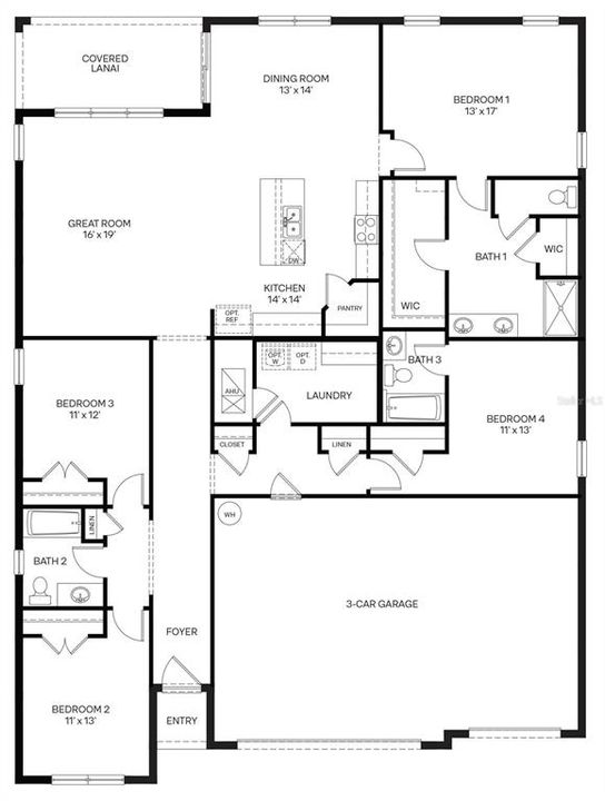 Activo con contrato: $379,900 (4 camas, 3 baños, 2335 Pies cuadrados)