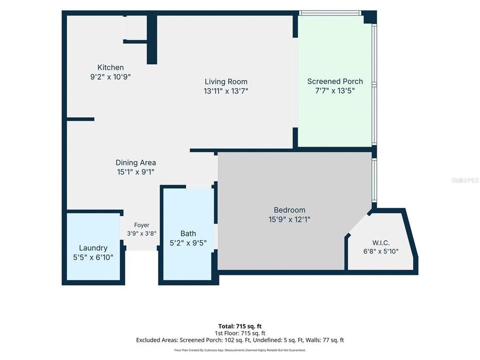 For Sale: $135,000 (1 beds, 1 baths, 780 Square Feet)