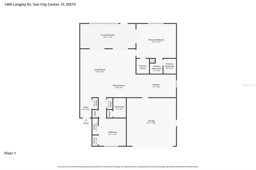 For Sale: $199,000 (2 beds, 2 baths, 1579 Square Feet)