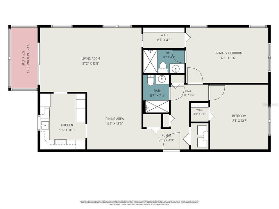 На продажу: $234,900 (2 спален, 2 ванн, 1245 Квадратных фут)