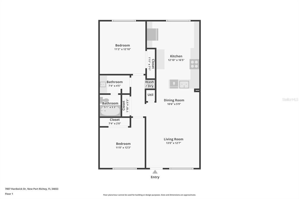 En Venta: $135,000 (2 camas, 1 baños, 925 Pies cuadrados)