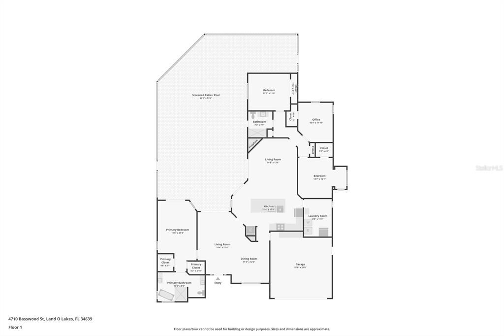 Activo con contrato: $525,000 (4 camas, 2 baños, 2028 Pies cuadrados)