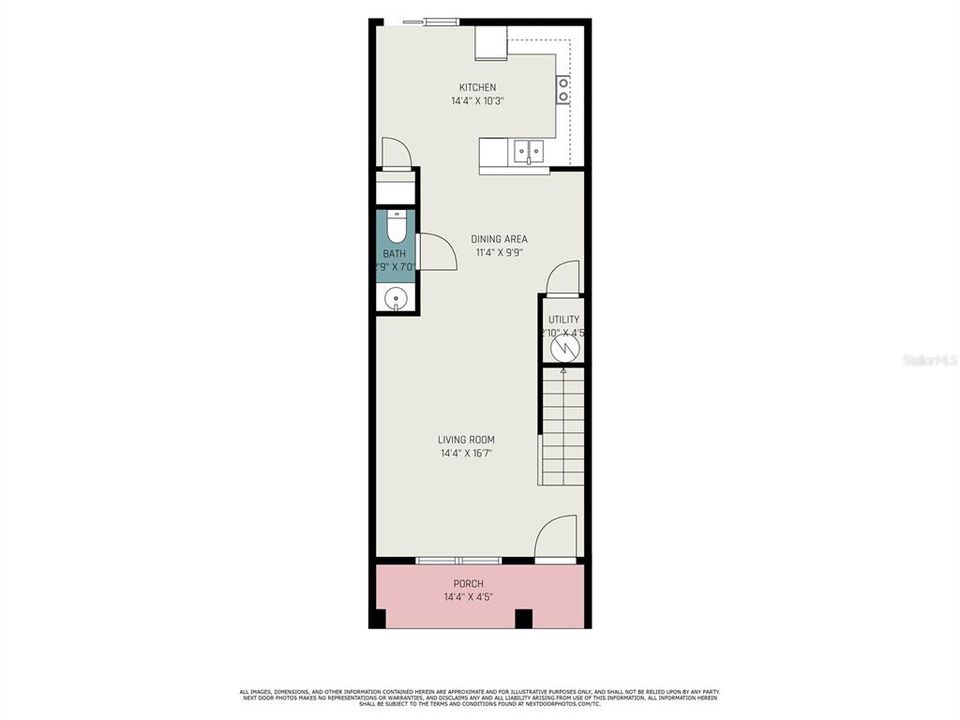 En Venta: $254,900 (2 camas, 2 baños, 1216 Pies cuadrados)