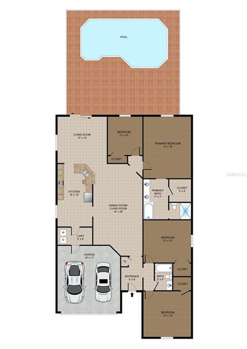 En Venta: $381,900 (4 camas, 2 baños, 2010 Pies cuadrados)