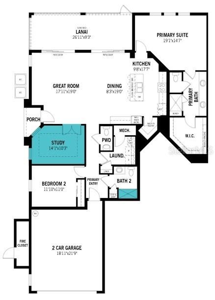For Sale: $409,990 (2 beds, 2 baths, 1904 Square Feet)