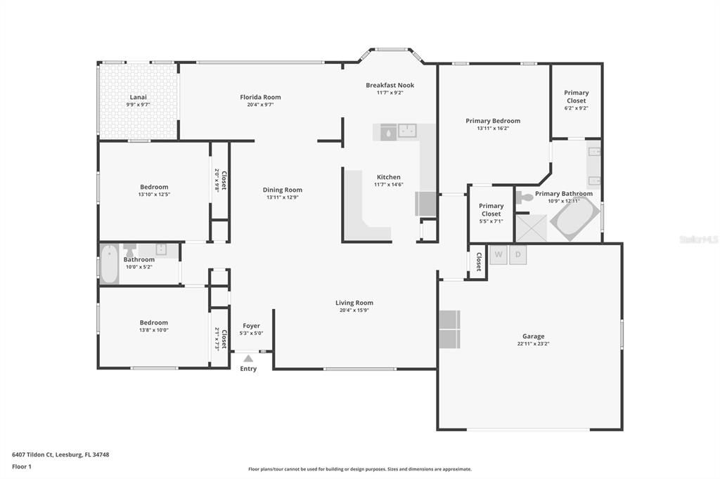На продажу: $319,999 (3 спален, 2 ванн, 2111 Квадратных фут)