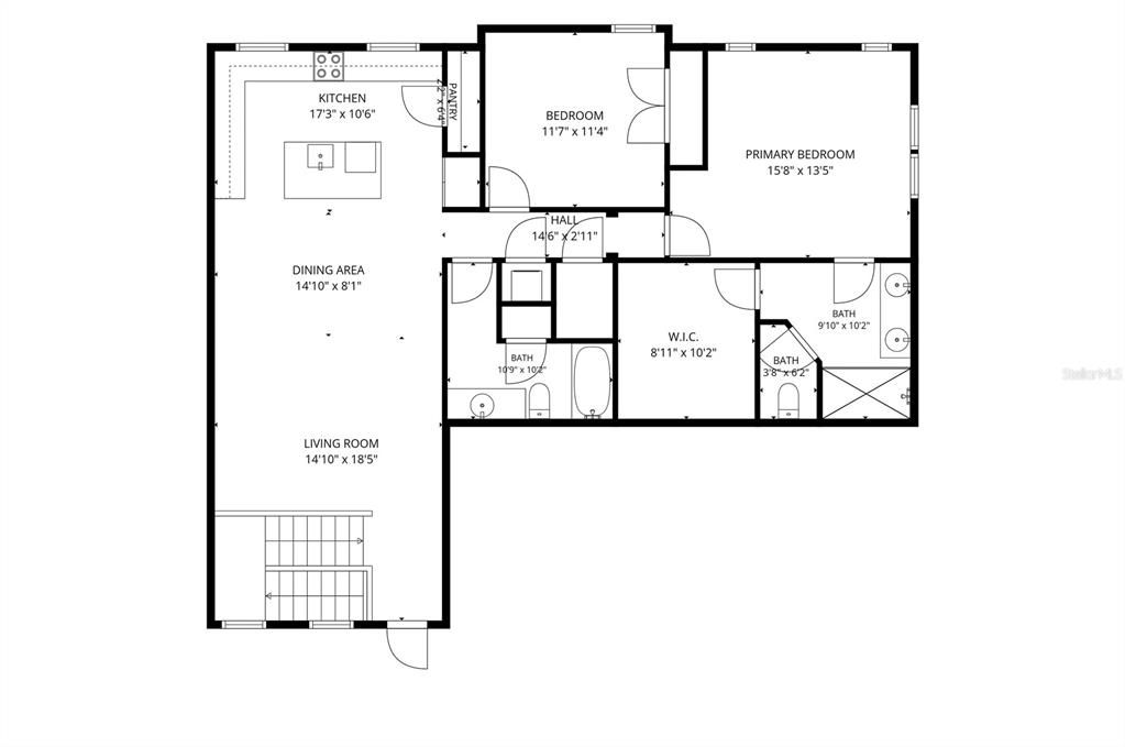 Active With Contract: $419,900 (2 beds, 2 baths, 1643 Square Feet)