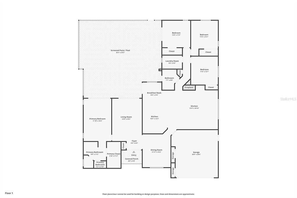 Activo con contrato: $605,000 (4 camas, 2 baños, 2300 Pies cuadrados)