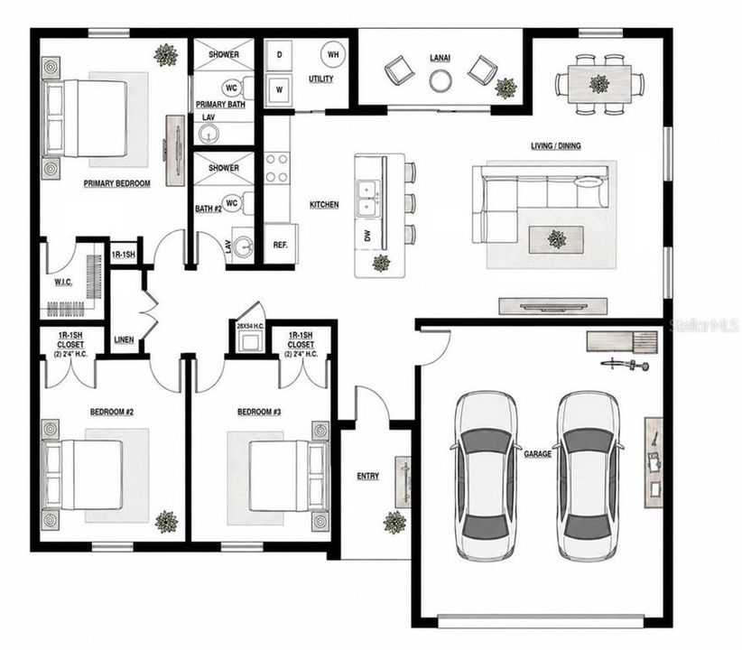 For Sale: $259,000 (3 beds, 2 baths, 1357 Square Feet)