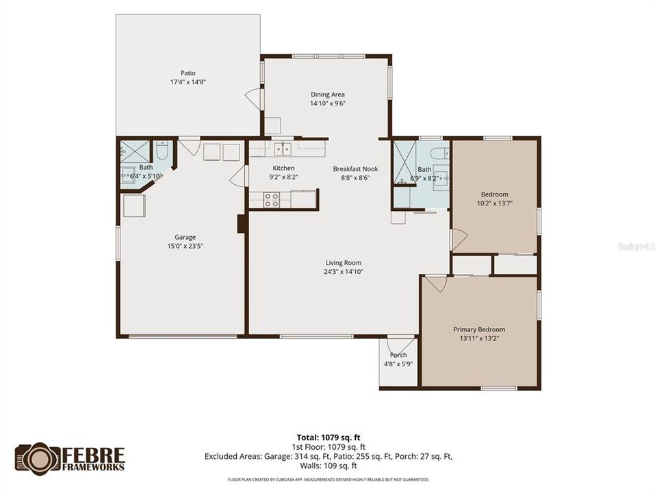 En Venta: $379,000 (2 camas, 2 baños, 990 Pies cuadrados)