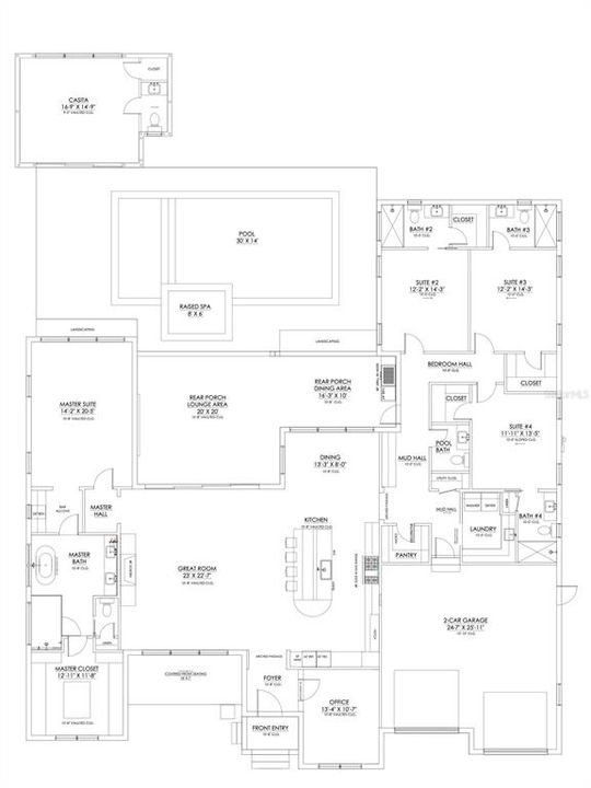 На продажу: $2,995,000 (5 спален, 4 ванн, 3689 Квадратных фут)