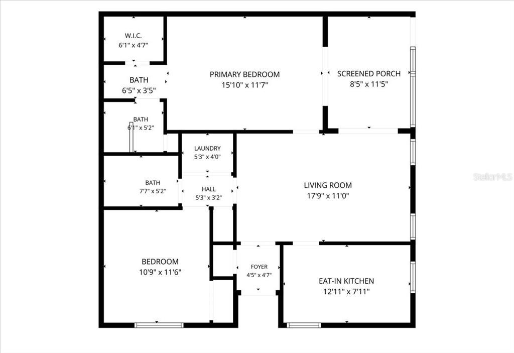 For Sale: $135,000 (2 beds, 2 baths, 937 Square Feet)