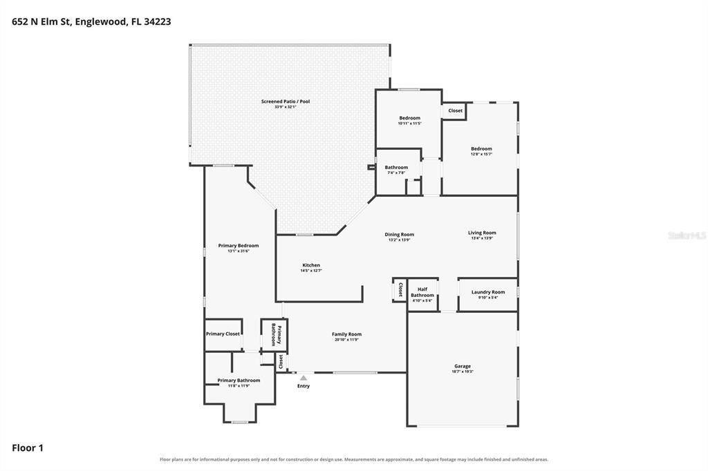 На продажу: $649,999 (3 спален, 2 ванн, 2028 Квадратных фут)