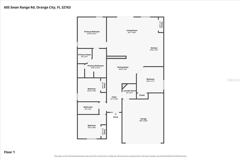 На продажу: $325,000 (4 спален, 2 ванн, 1787 Квадратных фут)