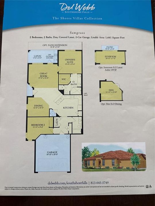 На продажу: $284,999 (2 спален, 2 ванн, 1487 Квадратных фут)