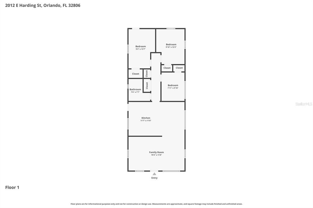 En Venta: $300,000 (3 camas, 1 baños, 1000 Pies cuadrados)