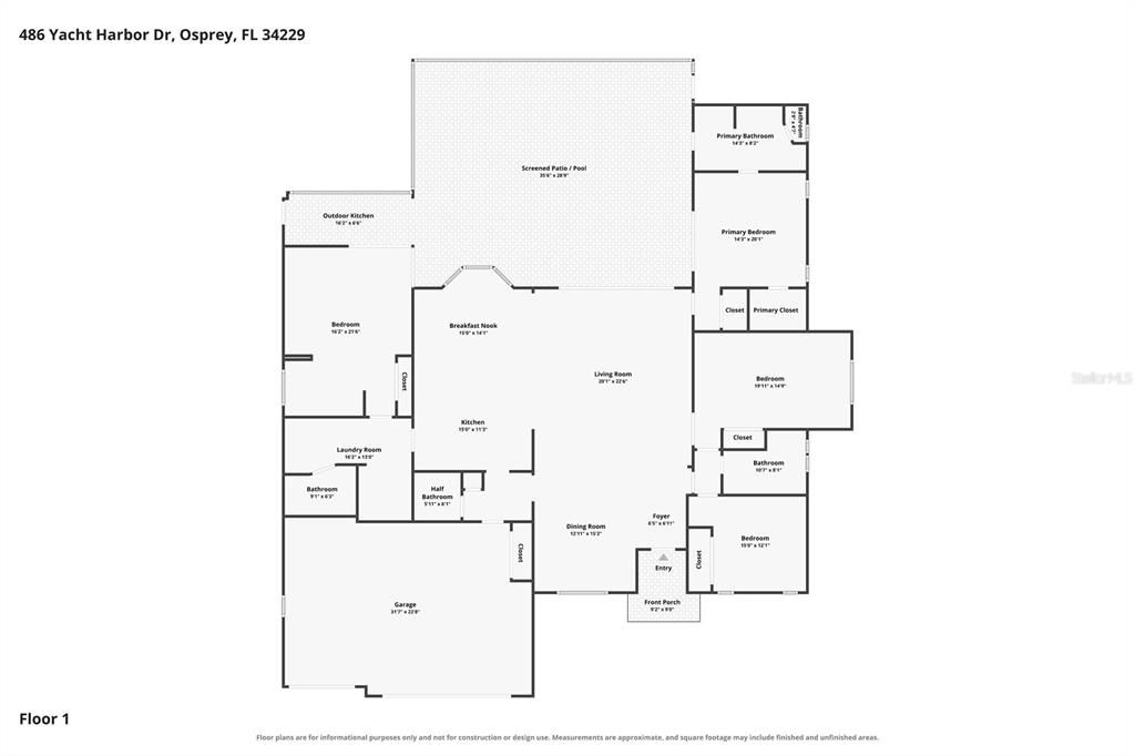 Activo con contrato: $1,400,000 (3 camas, 3 baños, 2939 Pies cuadrados)
