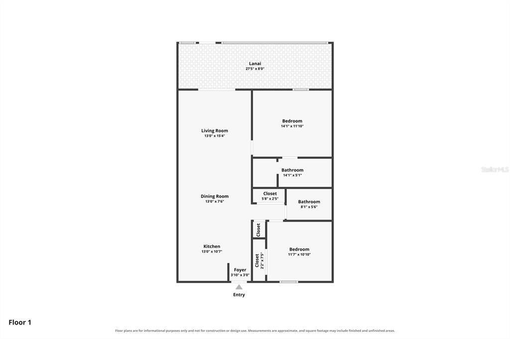 For Sale: $134,900 (2 beds, 2 baths, 918 Square Feet)