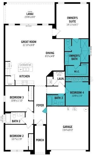 En Venta: $592,990 (4 camas, 3 baños, 2051 Pies cuadrados)