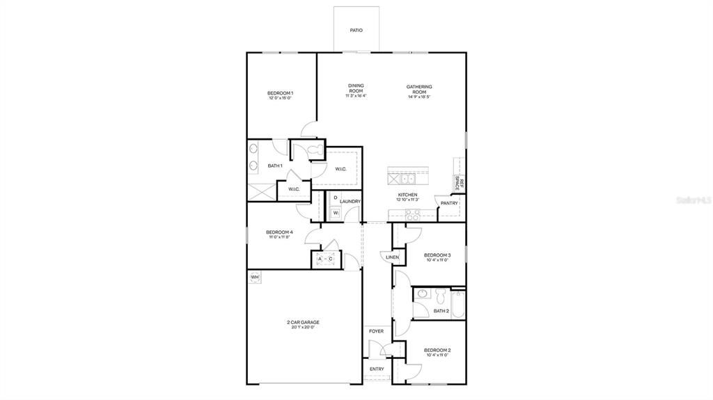En Venta: $399,000 (4 camas, 2 baños, 1867 Pies cuadrados)