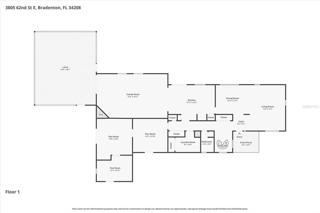 На продажу: $1,075,000 (3 спален, 2 ванн, 2460 Квадратных фут)