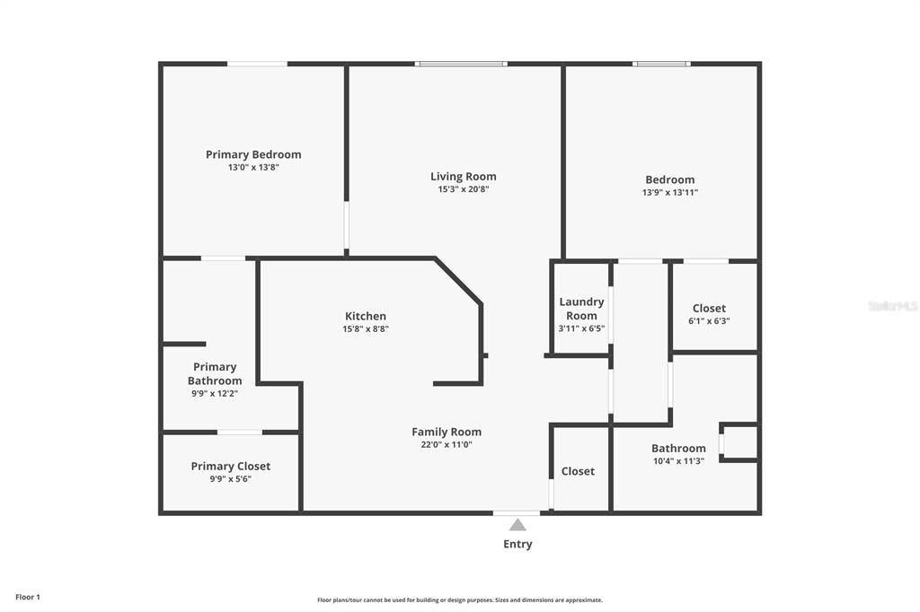 На продажу: $370,000 (2 спален, 2 ванн, 1073 Квадратных фут)