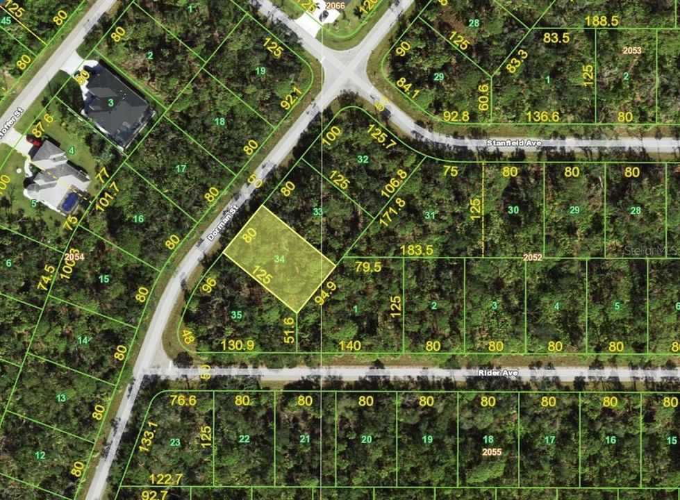 На продажу: $18,500 (0.23 acres)
