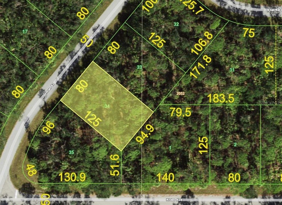 На продажу: $18,500 (0.23 acres)