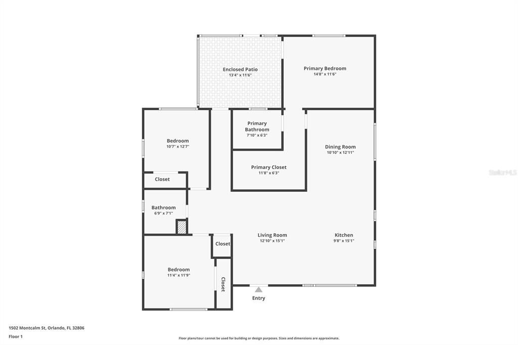 На продажу: $449,999 (3 спален, 2 ванн, 1383 Квадратных фут)