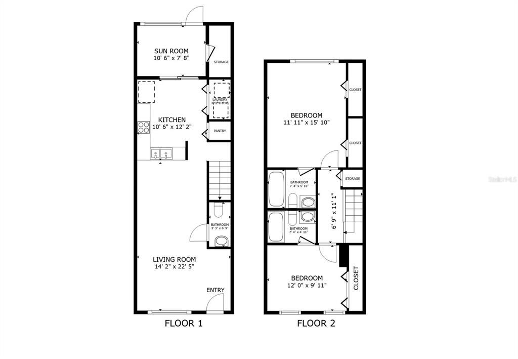 En Venta: $240,000 (2 camas, 2 baños, 1152 Pies cuadrados)