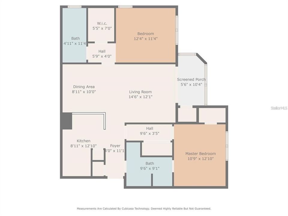 В аренду: $1,480 (2 спален, 2 ванн, 1083 Квадратных фут)