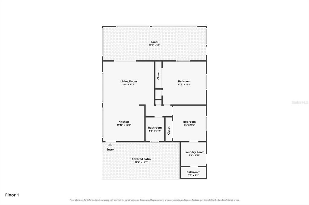 На продажу: $550,000 (2 спален, 1 ванн, 843 Квадратных фут)
