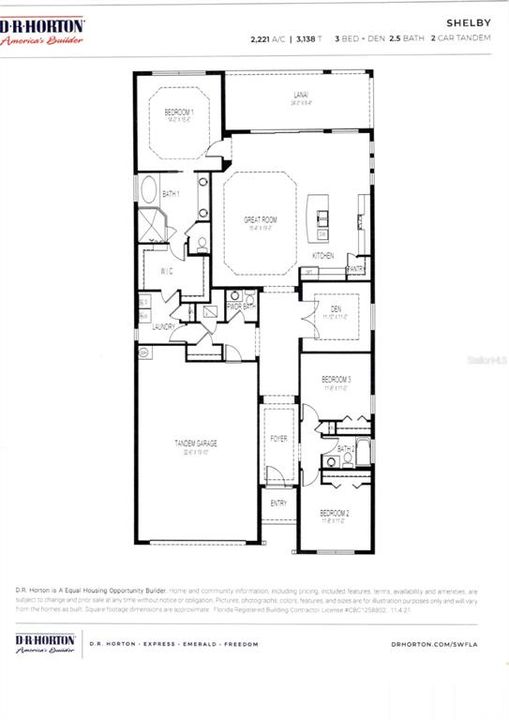 For Sale: $385,000 (3 beds, 2 baths, 2221 Square Feet)