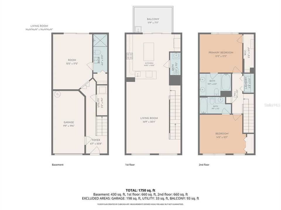 For Rent: $3,300 (3 beds, 3 baths, 1844 Square Feet)