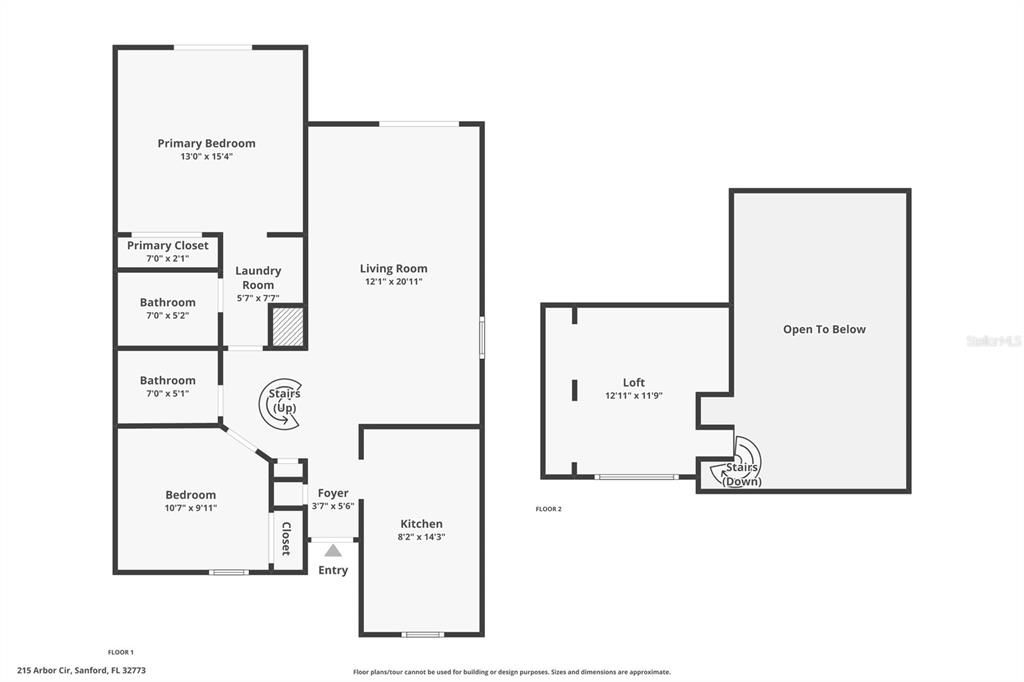 For Sale: $220,000 (2 beds, 2 baths, 1082 Square Feet)