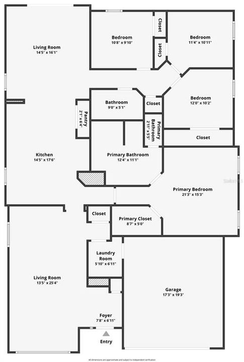 Active With Contract: $359,888 (4 beds, 2 baths, 1972 Square Feet)