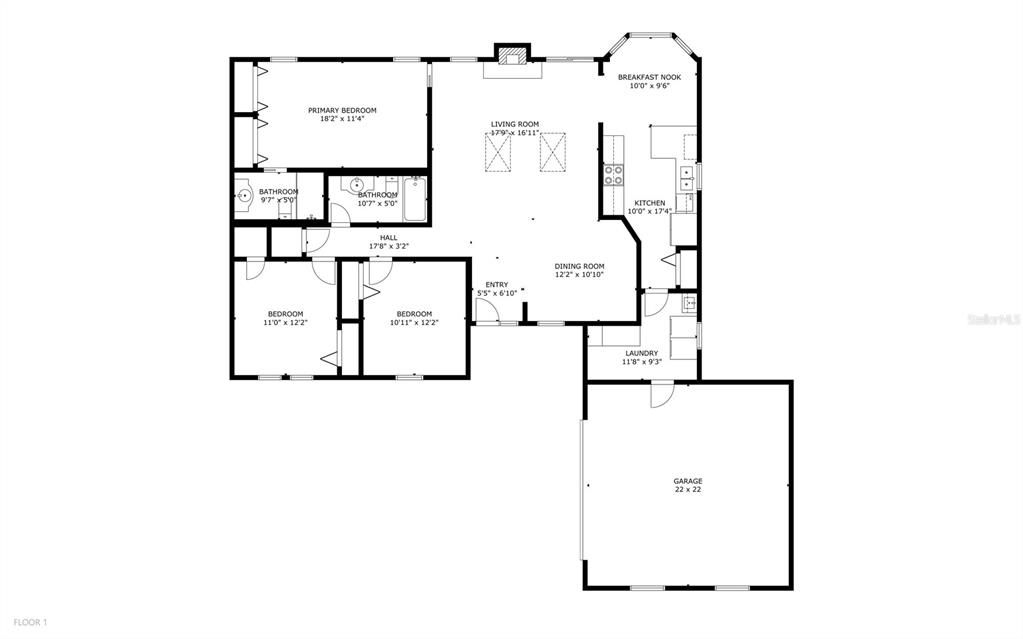 For Sale: $485,000 (3 beds, 2 baths, 1634 Square Feet)