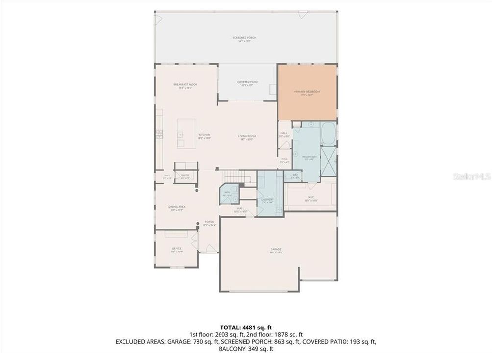 На продажу: $1,350,000 (5 спален, 3 ванн, 4520 Квадратных фут)
