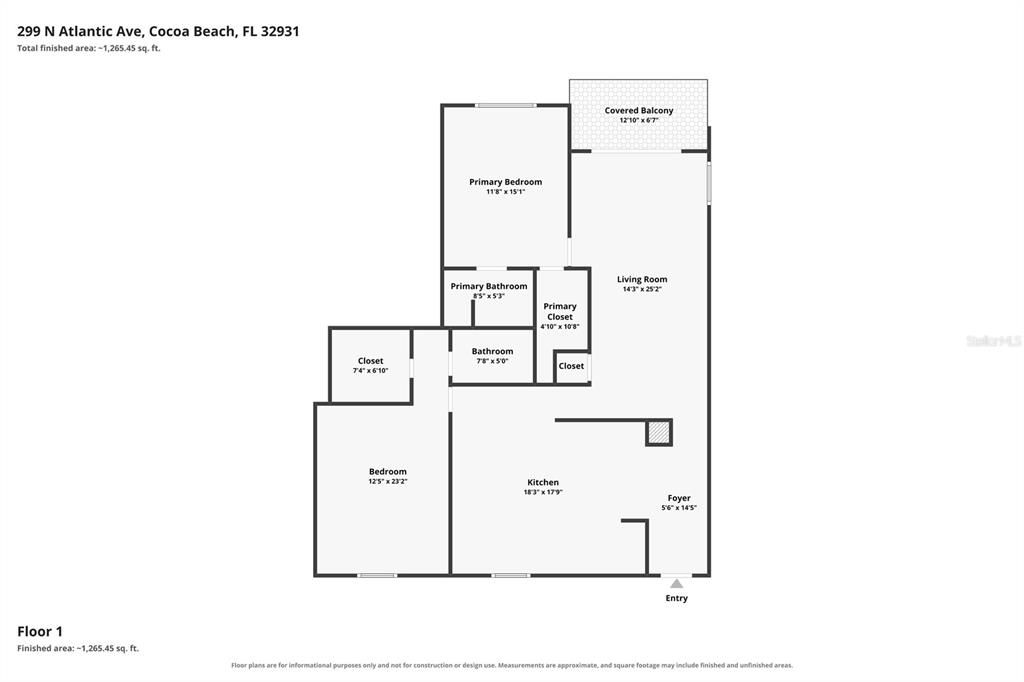 For Sale: $674,000 (2 beds, 2 baths, 1334 Square Feet)