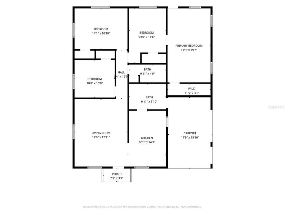На продажу: $325,000 (4 спален, 2 ванн, 1384 Квадратных фут)