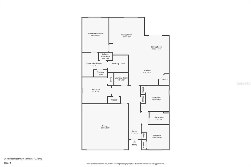 На продажу: $480,000 (4 спален, 2 ванн, 1835 Квадратных фут)