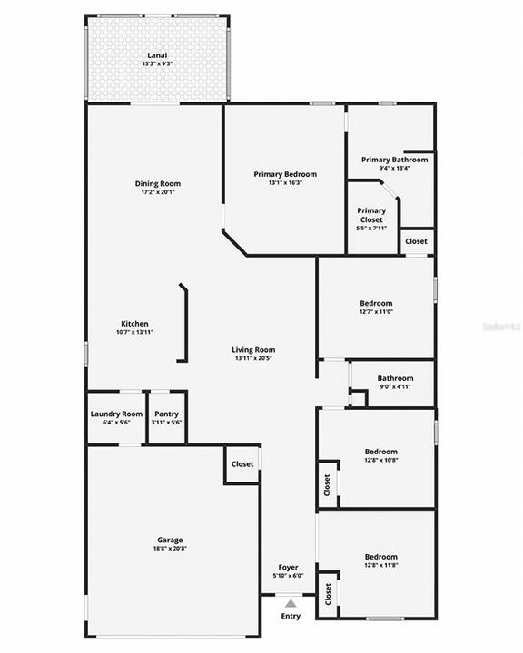 Под контрактом: $300,000 (4 спален, 2 ванн, 1902 Квадратных фут)
