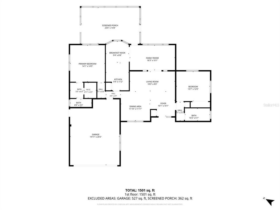 На продажу: $434,900 (2 спален, 2 ванн, 1503 Квадратных фут)