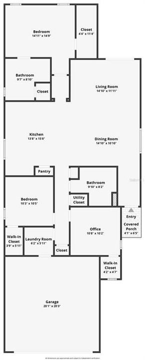 На продажу: $330,000 (3 спален, 2 ванн, 1511 Квадратных фут)